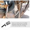 2PCS Motorcycle Exhaust Spring Hook, T Shaped Handle Exhaust Spring Puller Removal Tool with Rubber Coating, Vehicle Pipe Springs Puller Installation