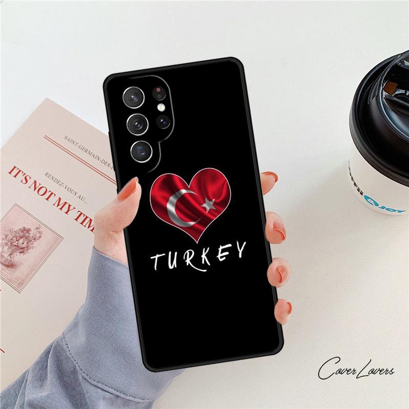 Национальный флаг Турции Турецкий флаг чехол для телефона Для Samsung Galaxy S24 S25 S23 S22 Ultra Note 10 20 Plus S20 S21 FE Чехол