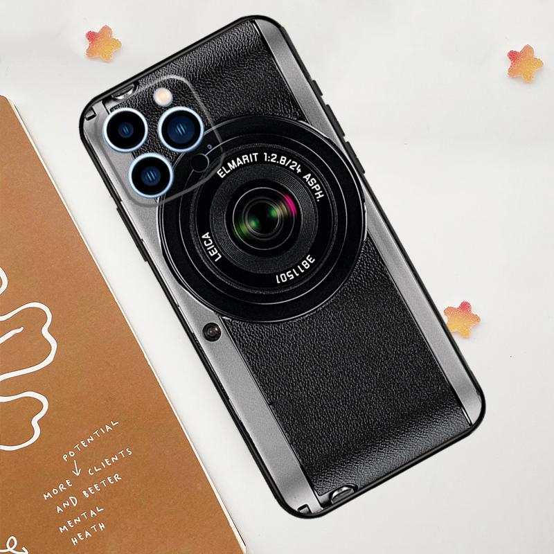 Чехол для телефона с ретро-фотокамерой для iPhone 15 16 14 13 12 11 Pro Max Mini Plus XS X XR задняя крышка