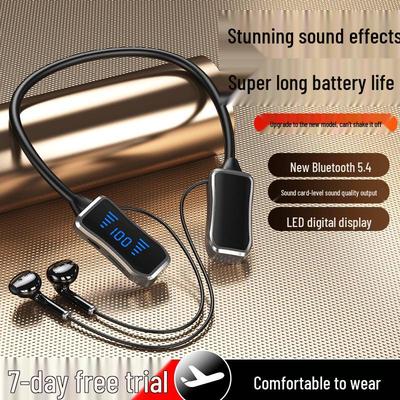 Bluetooth-наушники с креплением на шею для бега и бизнеса с долгим временем ожидания