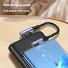 Нейлоновый плетеный короткий кабель для зарядки USB C с угловым разъемом 90 градусов, компактная длина 15/30 см, зарядный провод для устройств USB C