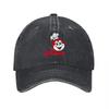 Jollibee Logo Washed Canvas Baseball Cap Vintage Style Unisex Adjustable Hat with Embroidered Brand
