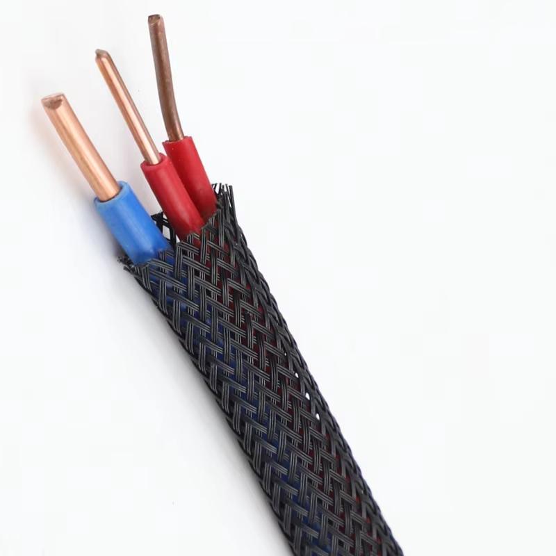 ПЭТ Плетёная Самозакрывающаяся Кабельная Оплётка Изолированный Кабель Гибкий Защитный Шнур Органайзер Оплётка для Дома Автомобиля Стола Телевизора ПК