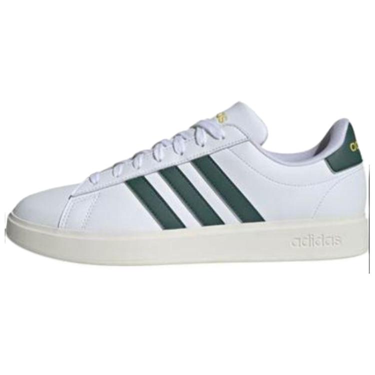 adidas Кроссовки Grand Court White Collegiate Green Unisex Cloud-White Utility-Yellow ID1171