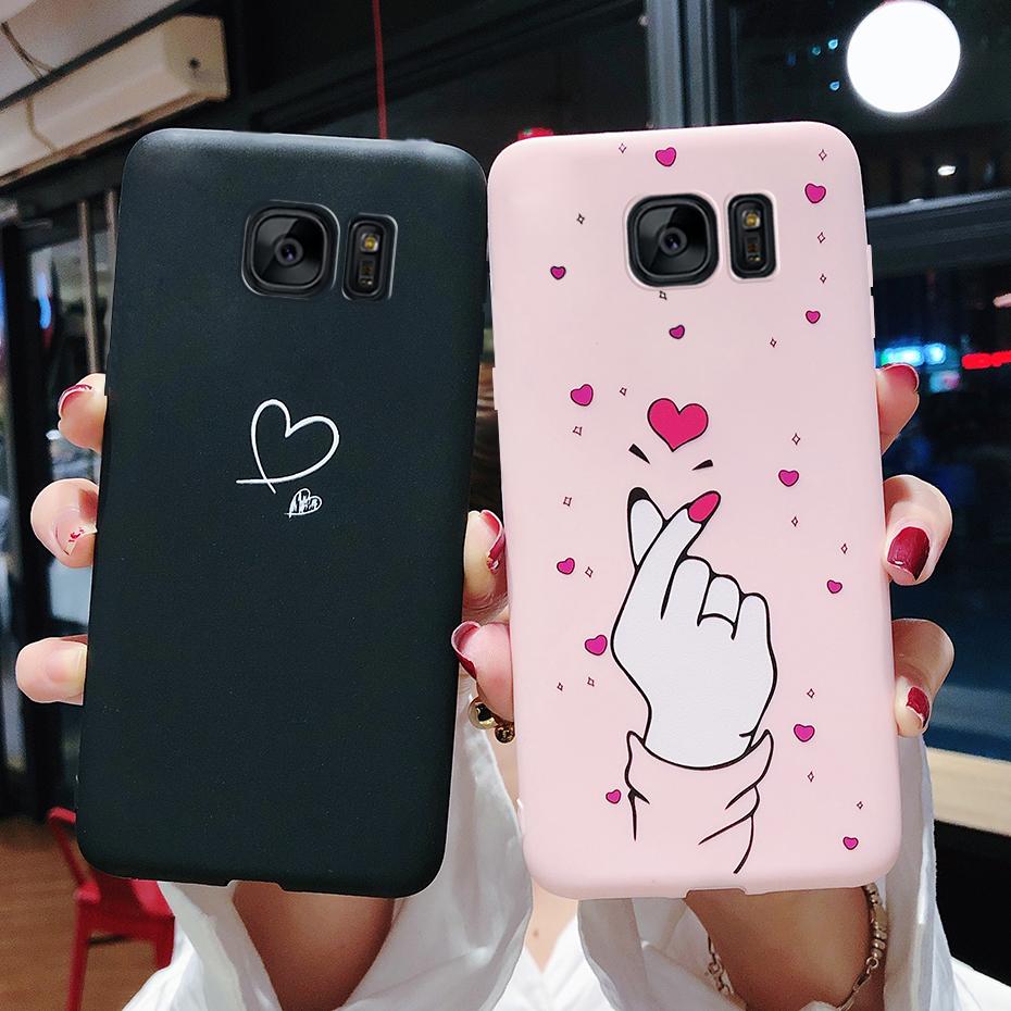 Чехол для samsung galaxy s7 edge s7edge s 7 edge G930 G935F чехол samsung s7 телефон силиконовый милый мягкий защитный задняя крышка чехлы
