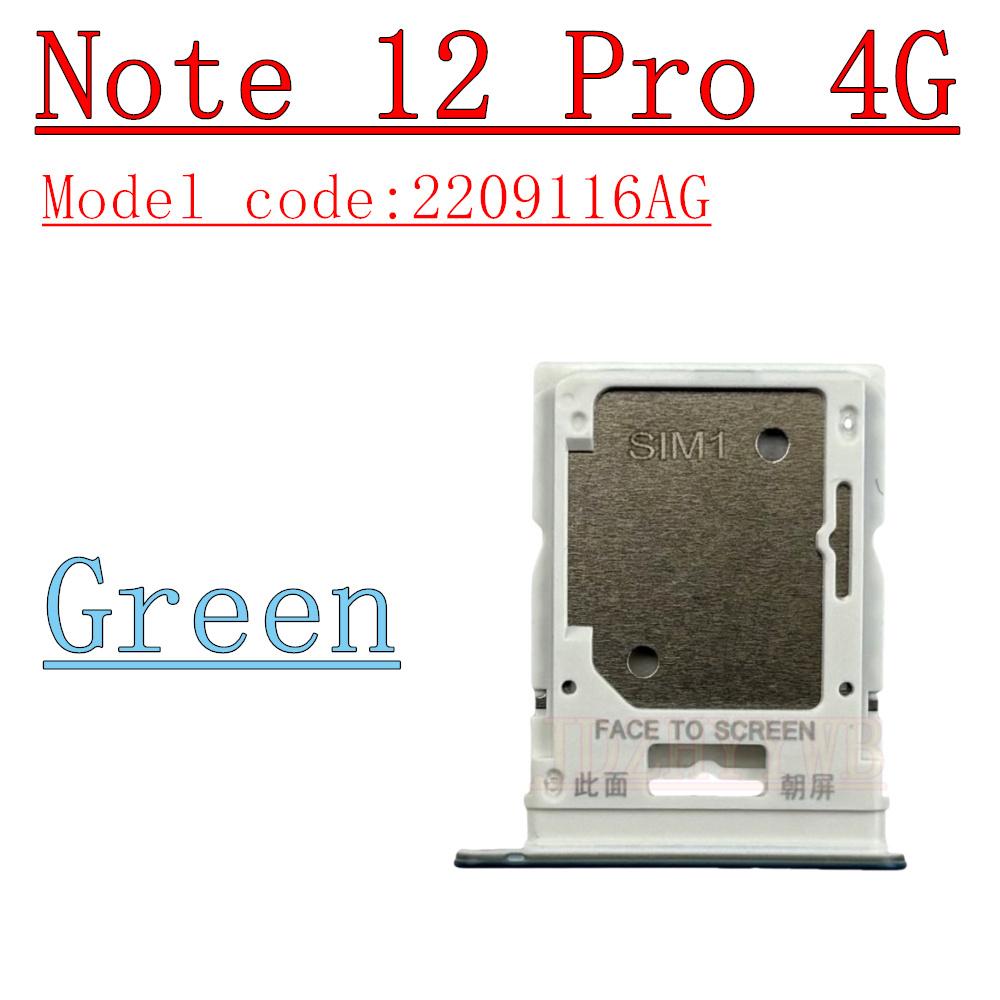 Sim Card Tray Reader For Xiaomi Redmi Note 12 Pro 4G 12Pro+ 5G Micro SD Card Holder SIM Card Slot Adapter Connector Repair Parts