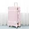 Cute Suitcase Classic Trunk Trunk Case Carry Case Cute for Girls and Women S Size [urecity] Carry-on (Light Purple, (34L/Carry-on))