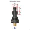 Переходник для мойки высокого давления, фитинг Макс. 2300PSI, разъем медной пенопластовой насадки, промывка