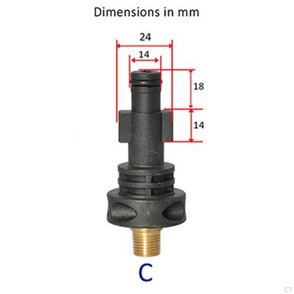 Переходник для мойки высокого давления, фитинг Макс. 2300PSI, разъем медной пенопластовой насадки, промывка