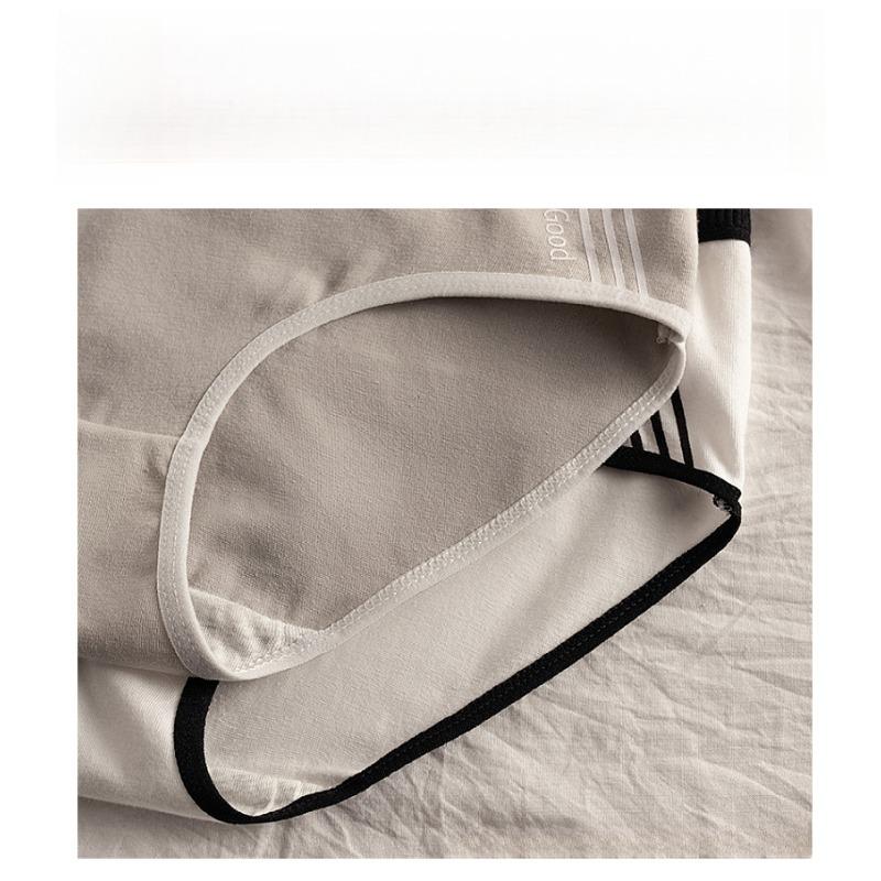 Cotton Mid Waist Seamless Triangle Women's Panties