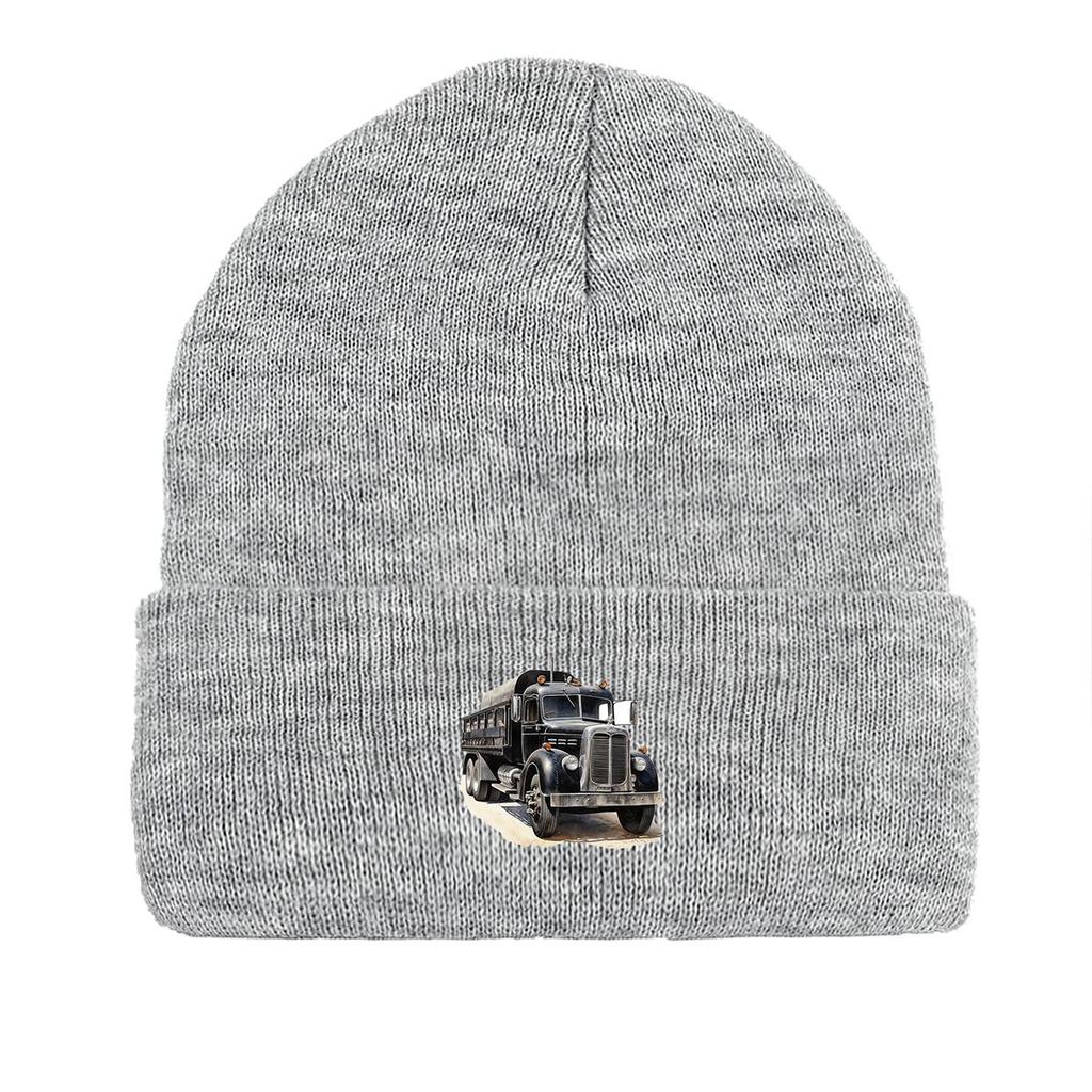 Реалистичная вязаная зимняя шапка-бини с пикапом, шапка-череп, универсальный осенний головной убор, вязаная шапка-бини