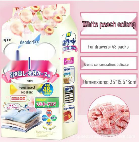 Japanese Camphor Balls - Bedroom Anti-Mold & Anti-Moisture Insect Repellent, 120 Tablets, Blue Wind Chime Scent