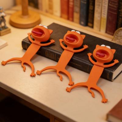 Причудливая 3D стерео-закладка-кошка, зажим для книги, креативная мультяшная, милая канцелярская принадлежность, одна штука