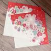 20pcs/Pac 33*33cm 2-Ply Disposable Party Napkin Floral Pattern