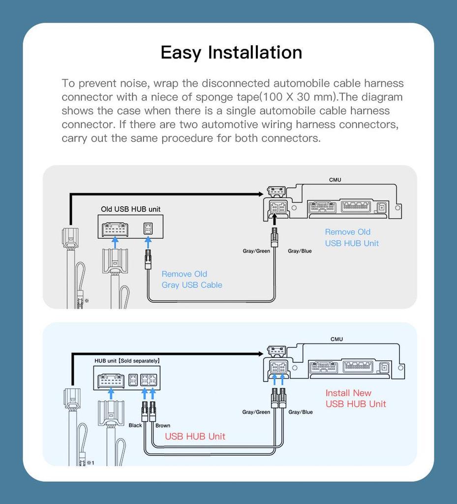 «Комплект USB-модуля Mazda Carplay Android Auto TK78-66-9U0C»