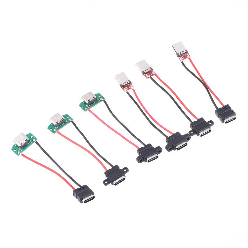 1/3 шт. 3A 5V USB-розетка типа C и USB-розетка типа A с разъемом для кабеля