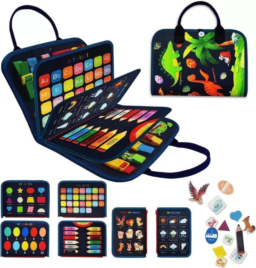 Монтессори Развивающая фетровая доска для обучения в раннем детстве: Учит одеванию и завязыванию шнурков.