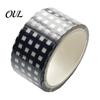 Easy Cut Washi Tape Black White Grid Tape, Plaid Pattern Decorative Masking Scrapbooking for Arts, DIY Crafts, Journals, Planners, Scrapbooking, Gift