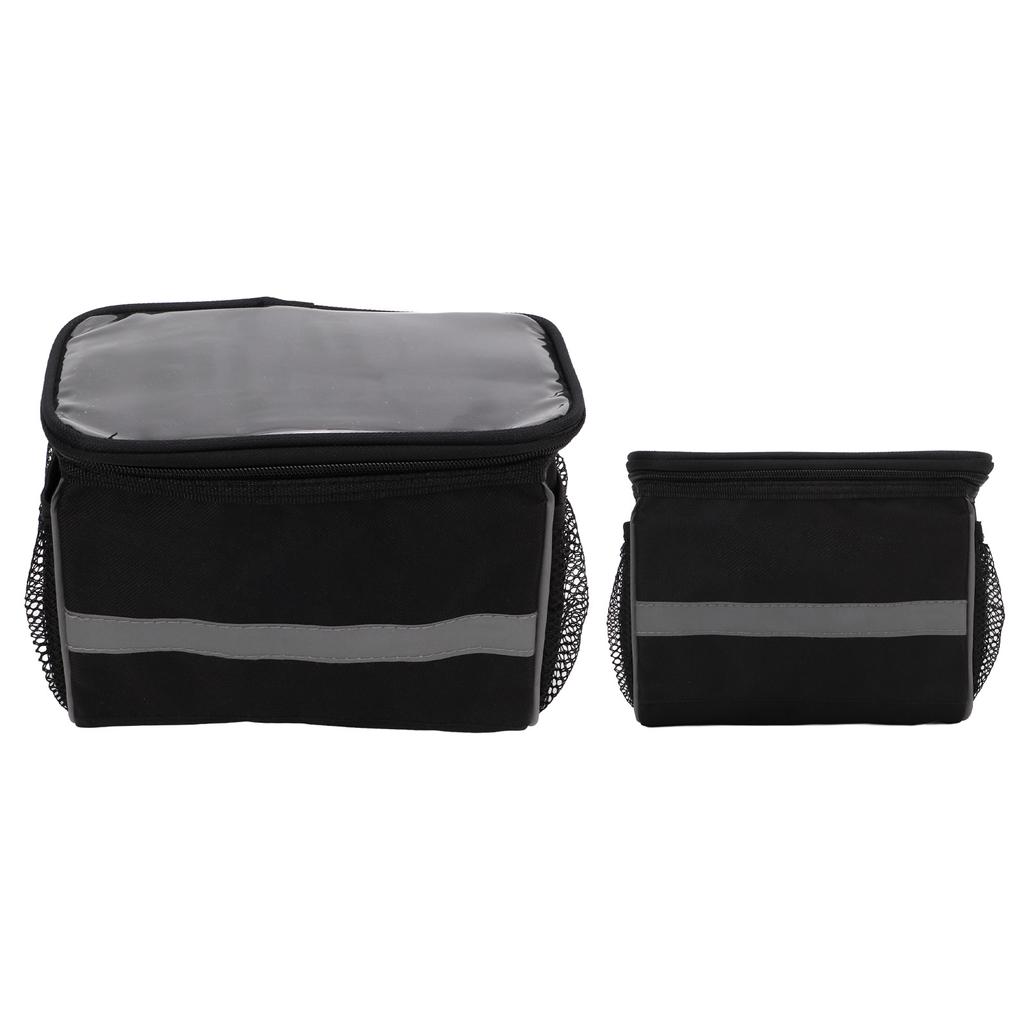 Черная сумка на руль велосипеда, сумка на переднюю трубу, велосипедная корзина, велосумка для горного велосипеда для активного отдыха