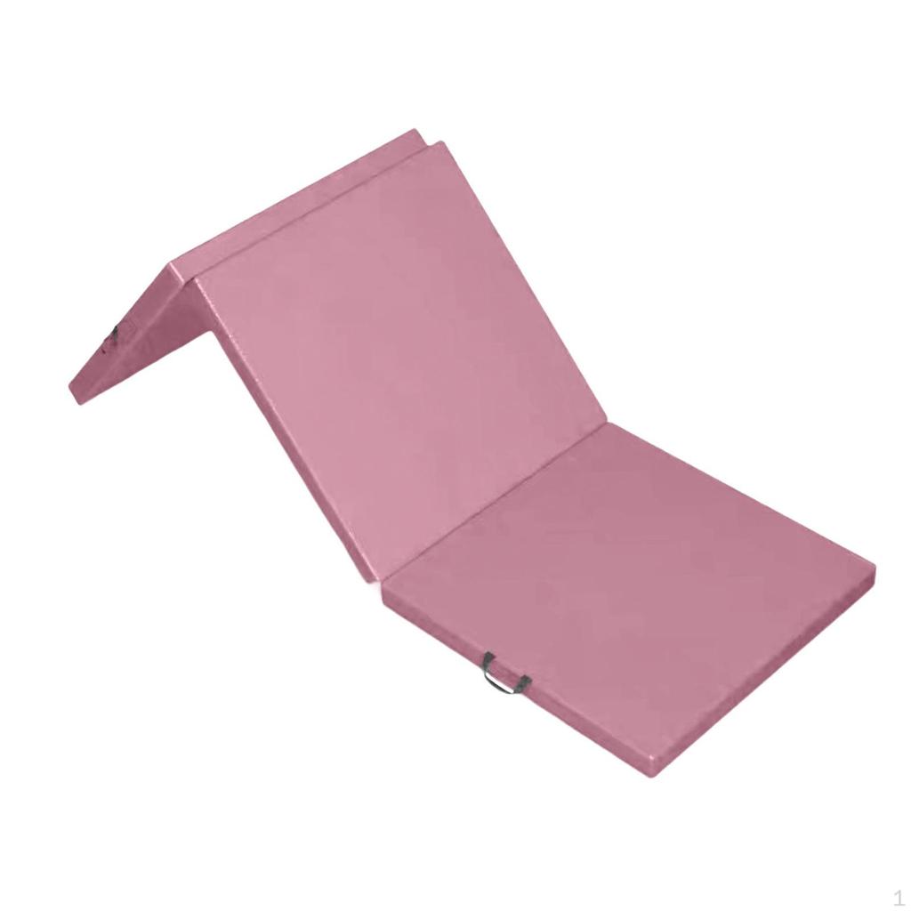 Складной коврик для упражнений, складной коврик для йоги, легко хранить, 6 футов, тренажерный зал, гимнастика для пилатеса на открытом воздухе