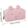 Zipper Capybara Plush Pencil Case Animal Capybara Plush Pencil Pouch  Student
