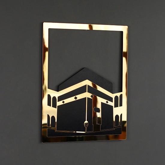 Набор Масджид Аль-Акса, Масджид Аль-Харам Масджид Набави Деревянный Акриловый Кааба Настенный декор Рамадан Украшения Мусульманский Подарок