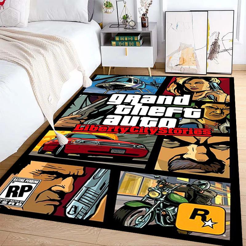 Grand Theft Auto Online: High-Octane Adventure carpet Suitable for all seasons Home Decor Fashion Christmas gifts Art