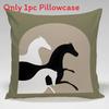 Retro American Style Throw Pillowcase With Linen Fabric For Lounge And Couch Decor