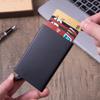 Rfid смарт-кошелек держатель для карт металлический тонкий мужской женский кошелек минималистский кошелек маленький черный кошелек Vallet кошельки для мужчин