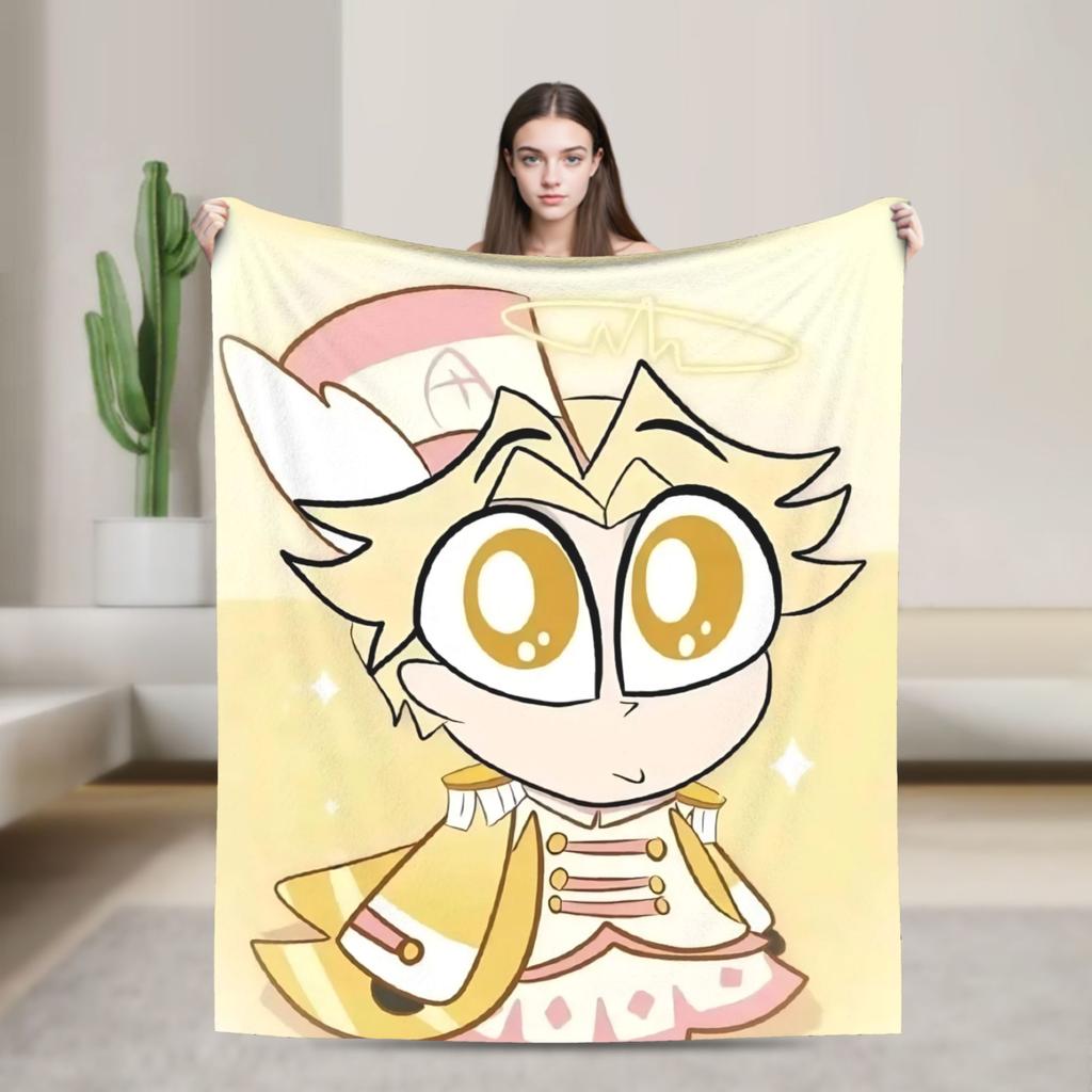 Adam Hazbins Hotels Anime Blankets Velvet Summer Portable Ultra-Soft Throw Blankets for Home Travel Bedspreads