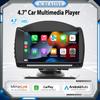 Portable Universal 4.7" Car Radio Carplay Touch Screen IPS Multimedia Video MP5 Player Wireless Wifi Mirror Link GPS Display Player FM