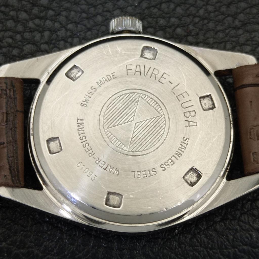 FAVRE LEUBA SEA KING ВИНТАЖНЫЕ С ШВЕЙЦАРСКИМ МЕХАНИЧЕСКИМ ЗАВОДОМ МУЖСКИЕ ЧАСЫ С ПОДПИСНЫМ КОРПУСОМ a702026-5