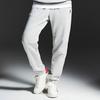 MLB Printed Logo Drawstring Joggers Unisex bottoms Gray 3APTB0724-43MGS