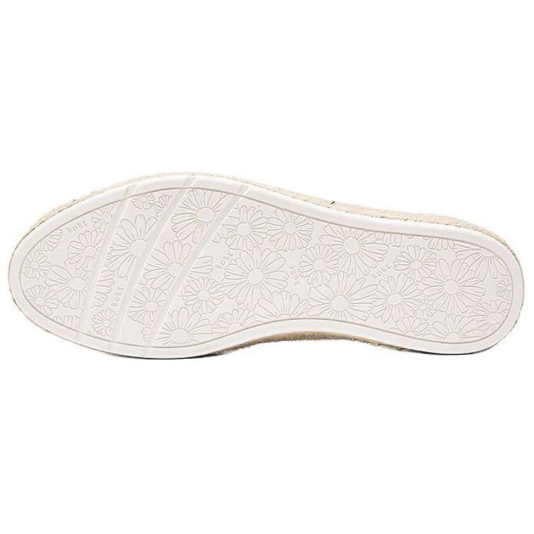 Skechers Кеды Bobs Sesame Удобные Универсальные Прочные Низкие Канвасовые Женские Сникеры Белые 114008-OFWT