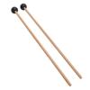 2PCS Glockenspiel Mallet Rubber and Solid Wood 16.5 Inch Long Tongue Drum Mallet
