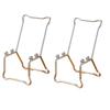 2Pcs Cute Desktop Chair Phone Stand Creative Mini Stool Phone Bracket  for Table Display