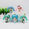 Adorable Q Version Hatsune Miku Figurine Pvc Anime Collectible Doll Set For Fans