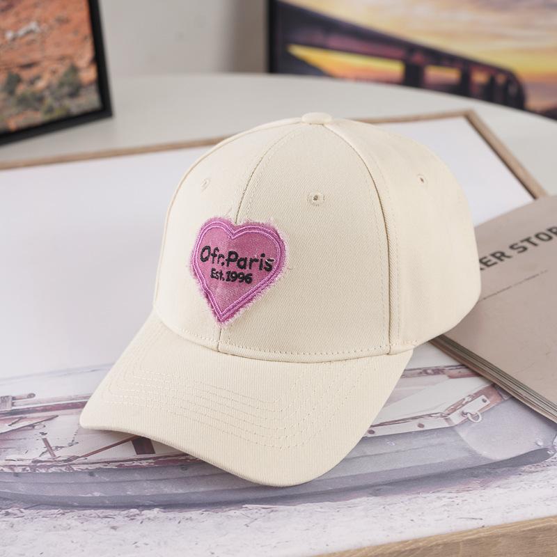 Новая шляпа для женщин, бейсболка с жестким верхом на осень и зиму, модная и стильная, солнцезащитная и солнцезащитная шляпа, любовь