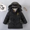 Children Warm Clothing Toddler Boy Clothes Teen Down Cotton Padded Winter Jackets Hooded Coat Thicken Outerwear Kids Parka
