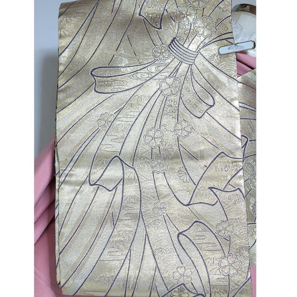 Used [Special price item] Orthodox Classical furisode single item 155.5cm pink classic pure silk KP11