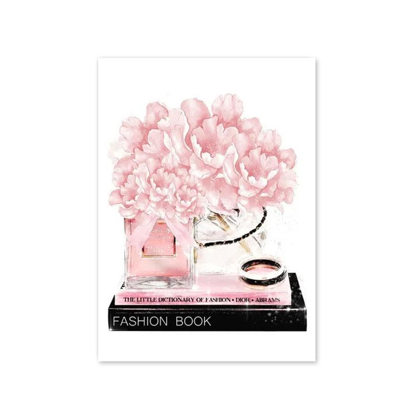 Современный парфюм, инструмент для макияжа на высоком каблуке, настенный художественный постер и принт, холст, картины для салона красоты, украшение дома