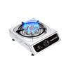 Single Burner Desktop Gas Stove with Flameout Protection - Nine Heads, Strong Flame for Natural and Liquefied Petroleum Gas.