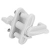 2 Pcs Boat Gate Latch Nylon Secure Closure Pontoon Gate Latch Replacement Kit for 1 Inch and 1 1 4 Inch Square Frames