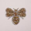 Exquisite Rhinestone  Lovely Bee Patches Appliques For Kids T-shirts DIY Iron Sticker For Clothing