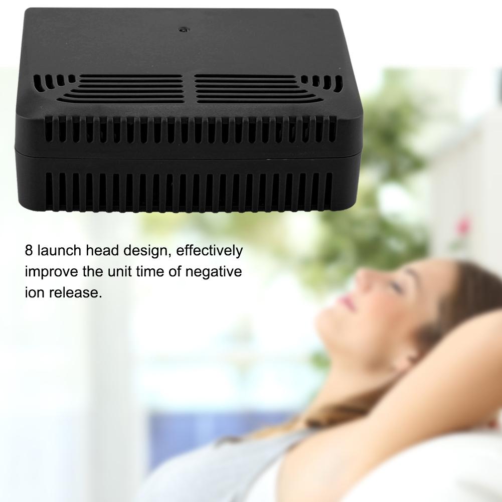 Интеллектуальный генератор отрицательных ионов, ионизатор для автомобиля, очиститель воздуха, черный