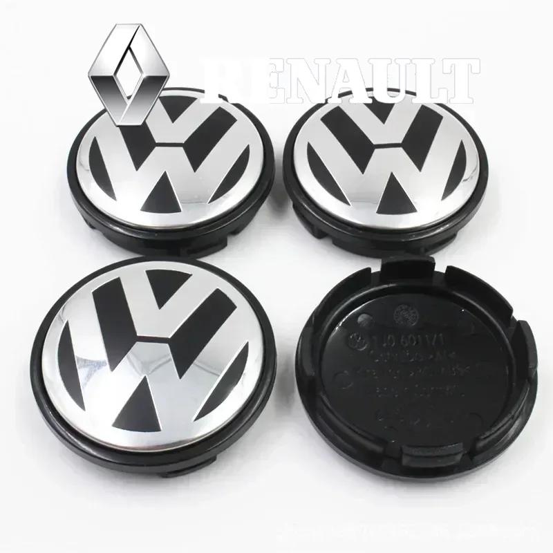 4 шт. 56 мм 65 мм Колпачки ступицы колеса автомобиля для VW Volkswagen Golf Polo Passat Touran Jetta аксессуары
