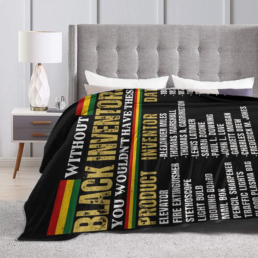 Heroes-of Black history Blanket Cover Fleece  Soft Throw Blanket for Home Couch Bedroom Quilt