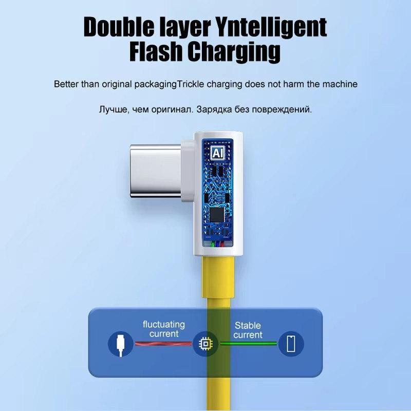 67 Вт сверхбыстрая зарядка USB C желтый Super Flash Charge EU быстрая зарядка для телефона зарядное устройство