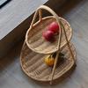 Foldable Three-Layer Bamboo Fruit Basket