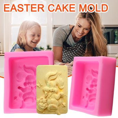 Пасхальный кролик, силиконовые яйца, шоколадный торт, мыло, форма для выпечки льда